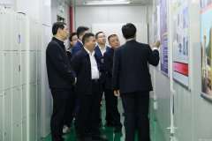 宜春市电子信息产业链招商小分队莅临西安承天海洋生态保护有限公司参观调研